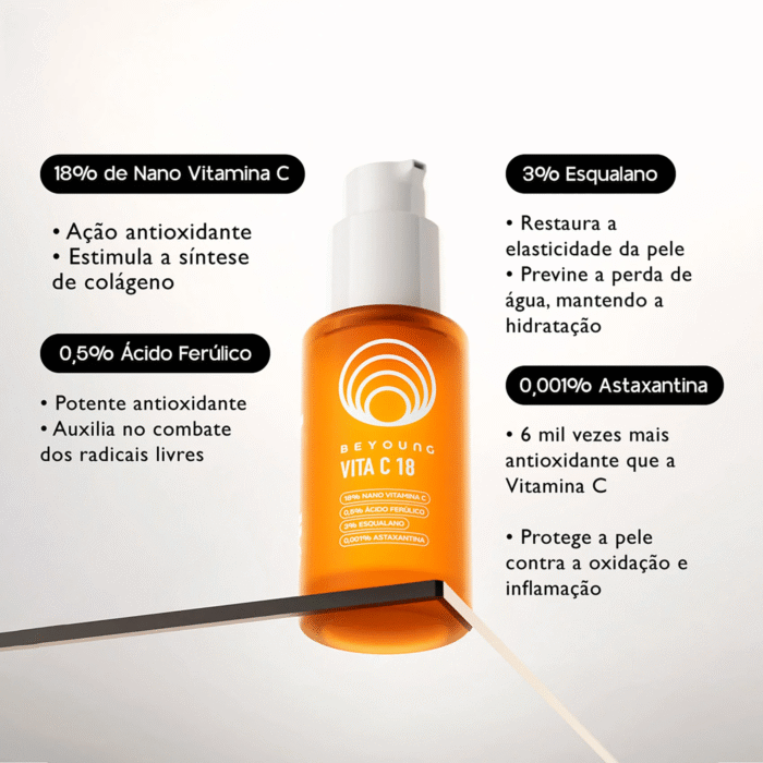 Sérum facial antioxidante 18% nano vitamina C + 3% esqualano - Image 6